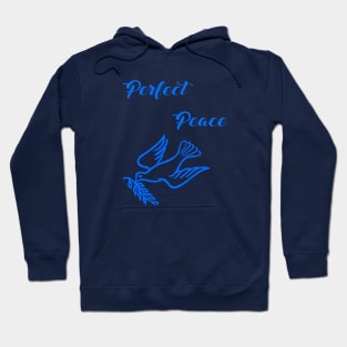 Perfect peace - bible verse - Jesus God worship witness Christian design Hoodie